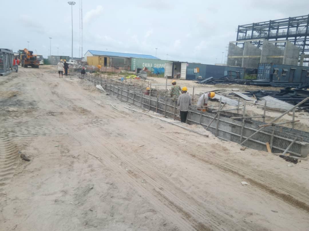 Construction of cable trenches at Dangote oil Refinery (1)