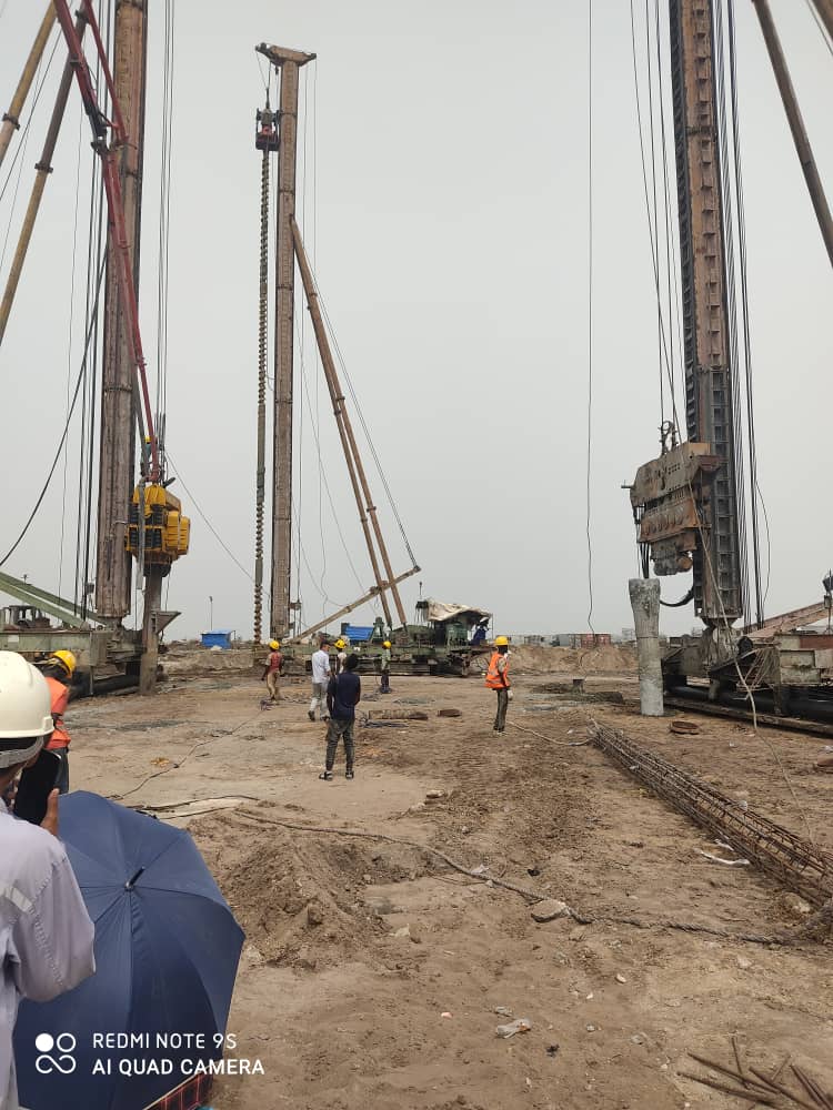 Installation of DCIS pile cast insitu at Dangote Refinery (1)